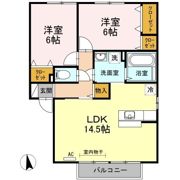 ラ カンパーニュ B棟の間取り画像