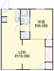レジデンス太陽A棟の間取り画像