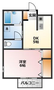 DEN仏向町の間取り画像