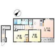 シャンパーニュ北越谷の間取り画像