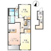 ウィステリアⅢ番館の間取り画像