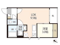 REGALEST87g草津東の間取り画像