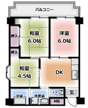 タウンプラザ東の間取り画像