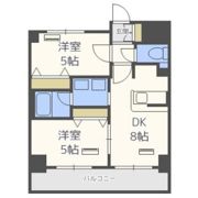 エステムコート難波サウスプレイスIIIラ・パークの間取り画像