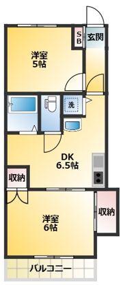 メゾンドパルビーの間取り画像