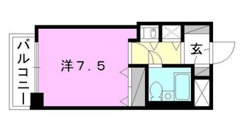 ライオンズプラザ松山大手町の間取り画像