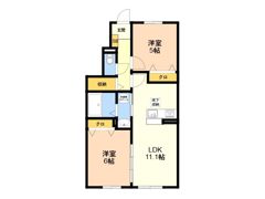 シャルマン青葉B棟の間取り画像