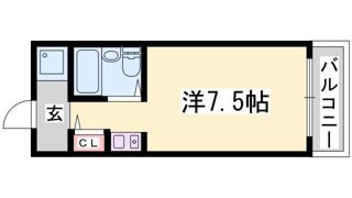 ロイヤルコート山本通の間取り画像