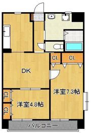 シェアンジュ21の間取り画像