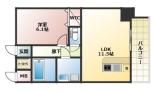 S-RESIDENCE新大阪駅前の間取り画像