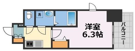 フォーリアライズ大阪ミッテの間取り画像