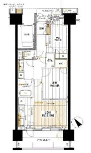 プラウドシティ池袋本町の間取り画像