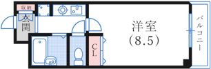 メゾンフレールの間取り画像