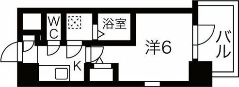 エスリードレジデンス梅田デュオの間取り画像