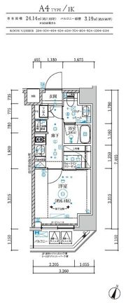 RELUXIA横濱吉野町Ⅲの間取り画像