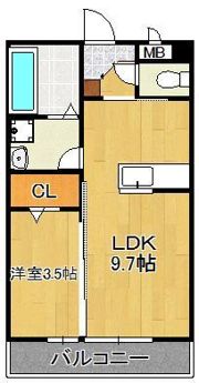 ニュー上の原の間取り画像
