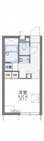 レオパレスピュア高松の間取り画像