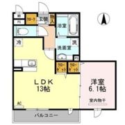 ライズ南仙台 Bの間取り画像