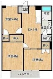 フローリッシュⅠの間取り画像