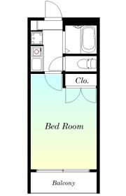 レオパレスフロイデンルーフの間取り画像