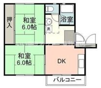 松富団地の間取り画像