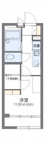 レオパレスポムールの間取り画像