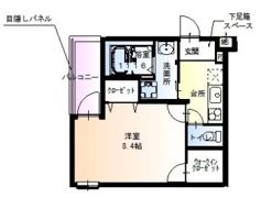 フジパレス菅原公園の間取り画像