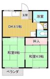 峰ハイツの間取り画像