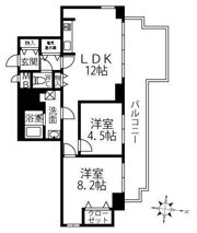 東灘レックスマンションの間取り画像
