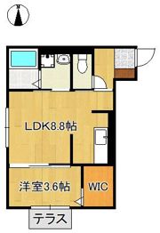 Fuga陣山の間取り画像