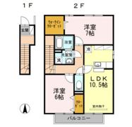 アルカディア D棟の間取り画像