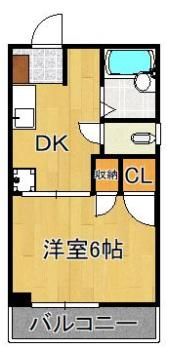 ゆにはコーポかなだの間取り画像