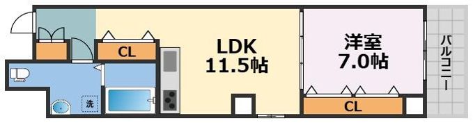 オブリオポルタ上町台の間取り画像