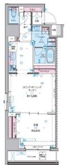 GENOVIA 東神田 green veilの間取り画像
