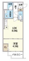 Tre Court Kitasenju（トレコート北千住）の間取り画像