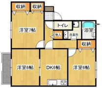 プレイヤード北長瀬B棟の間取り画像