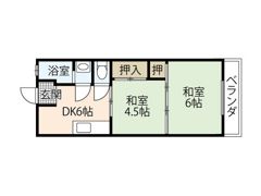 芸南マンションの間取り画像
