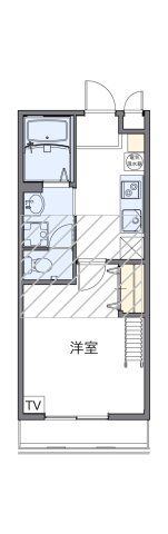 レオパレス柴原LA1の間取り画像