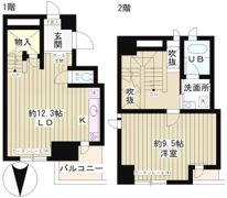 ツインビュー御茶の水の間取り画像