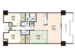 ファミール江波公園リバーサイドの間取り画像