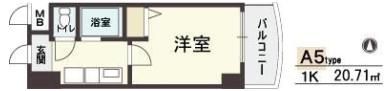 HOPE CITY天神橋の間取り画像