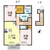D－room小矢部 D棟の間取り画像