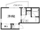K1ハイム東雲の間取り画像