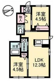 スターフィールドⅡの間取り画像