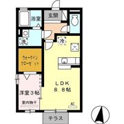 サンフラワー寿の間取り画像