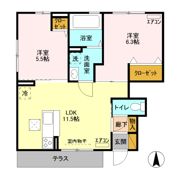 サンモール Eの間取り画像