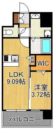 SOLUNA旦過マーケットプレイスの間取り画像