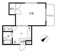 エコーハイツフワの間取り画像