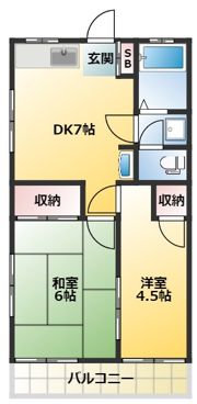 光荘2号館の間取り画像