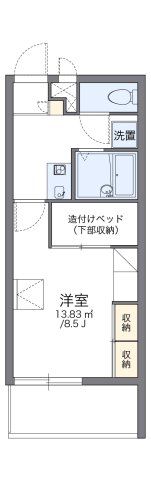 レオパレス銘苅の間取り画像